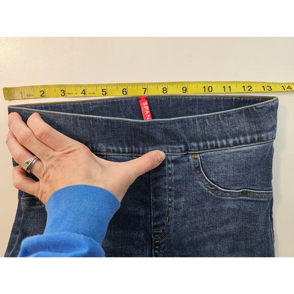 Spanx size small S pull on jegging jeans pants EUC casual stretch ankle pants - Picture 7 of 9